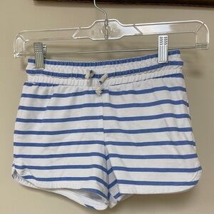 Cat & Jack: Girls Blue / White Stripe Cotton Short, Size M (7/8)